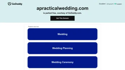 Screenshot preview of apracticalwedding.com