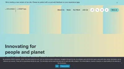 Screenshot preview of unglobalpulse.org