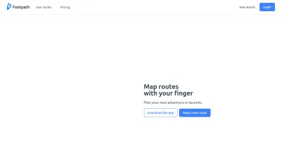 Screenshot preview of footpathapp.com