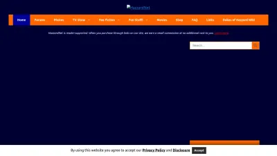 Screenshot preview of hazzardnet.com