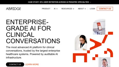 Screenshot preview of abridge.com