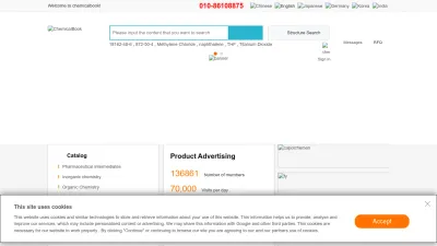 Screenshot preview of chemicalbook.com