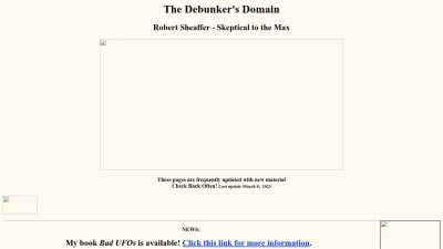 Screenshot preview of debunker.com