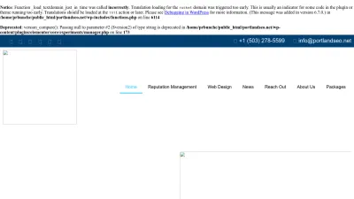 Screenshot preview of portlandseo.net