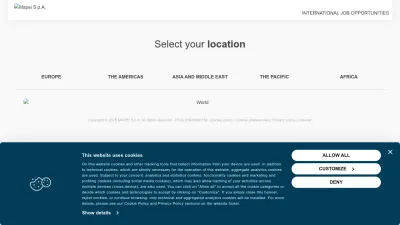 Screenshot preview of mapei.com