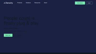Screenshot preview of density.io