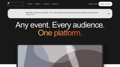 Screenshot preview of socio.events