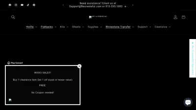 Screenshot preview of becreateful.com