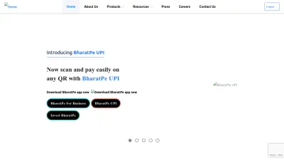 Screenshot preview of bharatpe.com