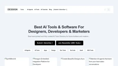 Screenshot preview of dessign.net