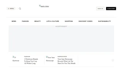 Screenshot preview of marieclaire.com.au