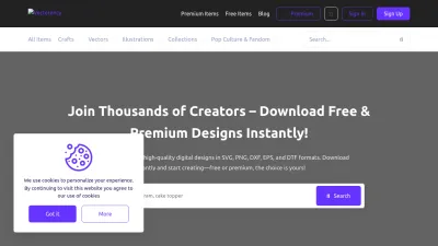 Screenshot preview of vectorency.com