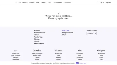 Screenshot preview of qrator.com