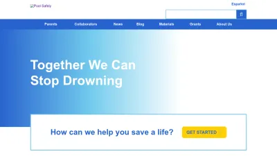 Screenshot preview of poolsafely.gov