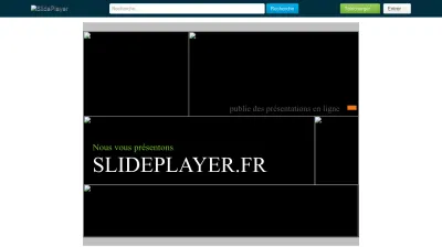 Screenshot preview of slideplayer.fr