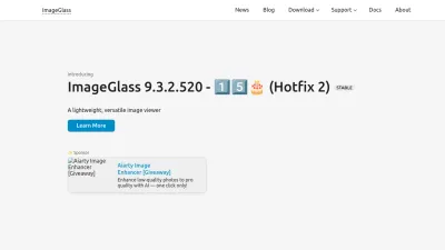 Screenshot preview of imageglass.org