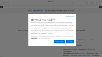 Screenshot preview of peugeot.fr