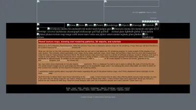 Screenshot preview of planetpixelemporium.com