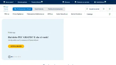 Screenshot preview of infocert.it