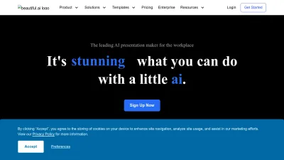 Screenshot preview of beautiful.ai