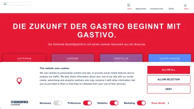 Screenshot preview of gastivo.de