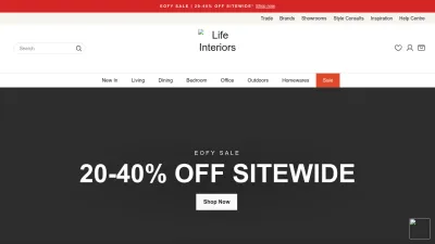 Screenshot preview of lifeinteriors.com.au