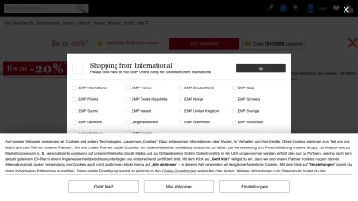 Screenshot preview of emp.de