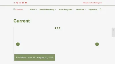 Screenshot preview of fluxfactory.org