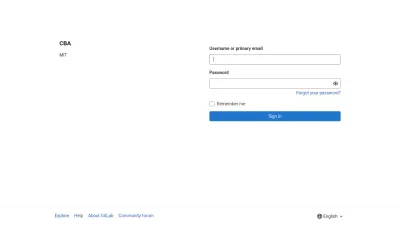 Screenshot preview of gitlab.cba.mit.edu