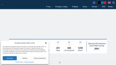Screenshot preview of pansa.pl