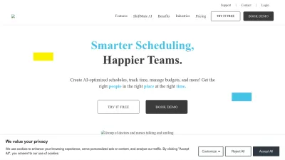 Screenshot preview of makeshift.ca