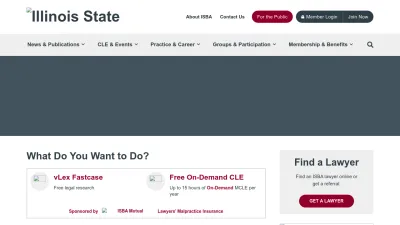 Screenshot preview of isba.org