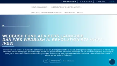 Screenshot preview of wedbush.com