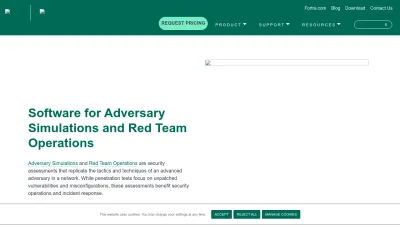 Screenshot preview of cobaltstrike.com