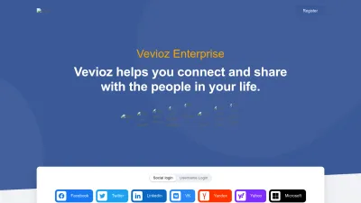 Screenshot preview of vevioz.com