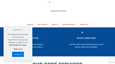 Screenshot preview of colocationamerica.com