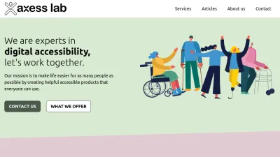 Screenshot preview of axesslab.com