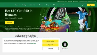 Screenshot preview of unibet.co.uk