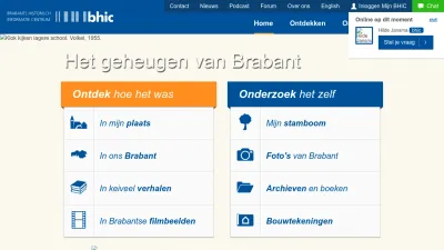 Screenshot preview of bhic.nl