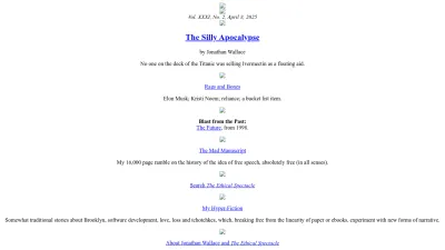 Screenshot preview of spectacle.org
