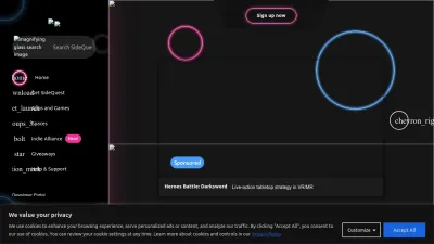 Screenshot preview of sidequestvr.com