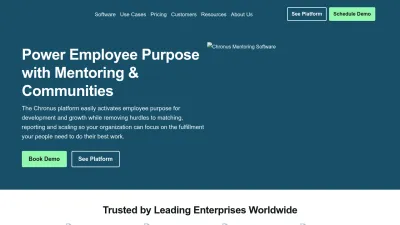 Screenshot preview of chronus.com