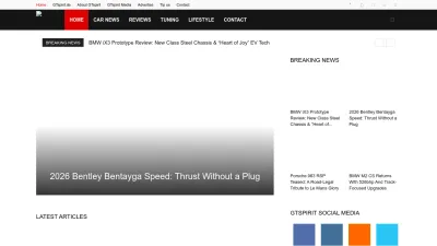 Screenshot preview of gtspirit.com