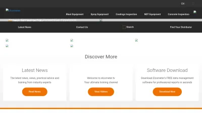 Screenshot preview of elcometer.com