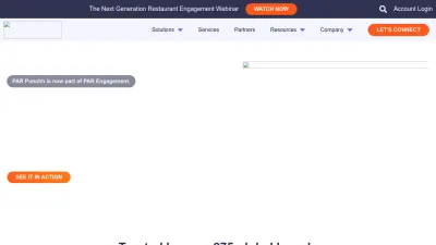 Screenshot preview of punchh.com