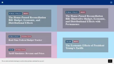 Screenshot preview of budgetmodel.wharton.upenn.edu