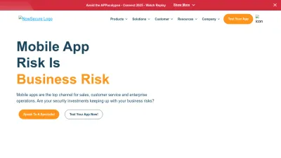 Screenshot preview of nowsecure.com
