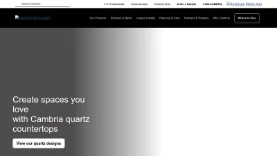 Screenshot preview of cambriausa.com