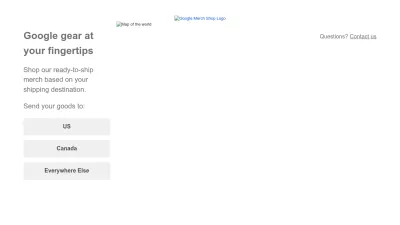 Screenshot preview of googlemerchandisestore.com