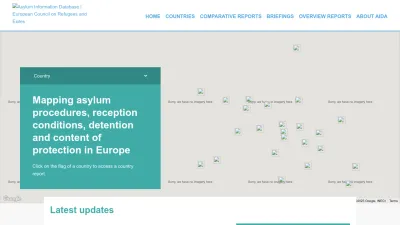 Screenshot preview of asylumineurope.org